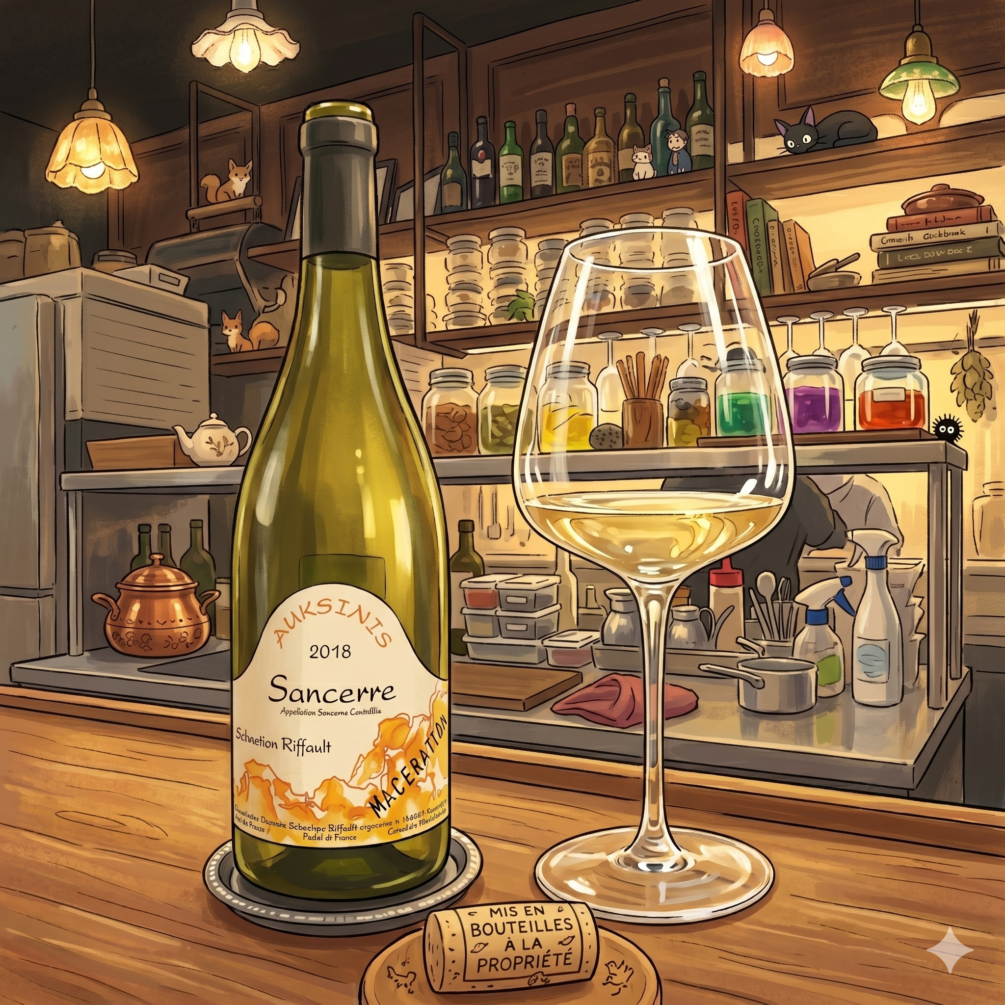 세바스티앙 리포 “아우스키니스” 상세르 (Sébastien Riffault “Auksinis” Sancerre 2018)
