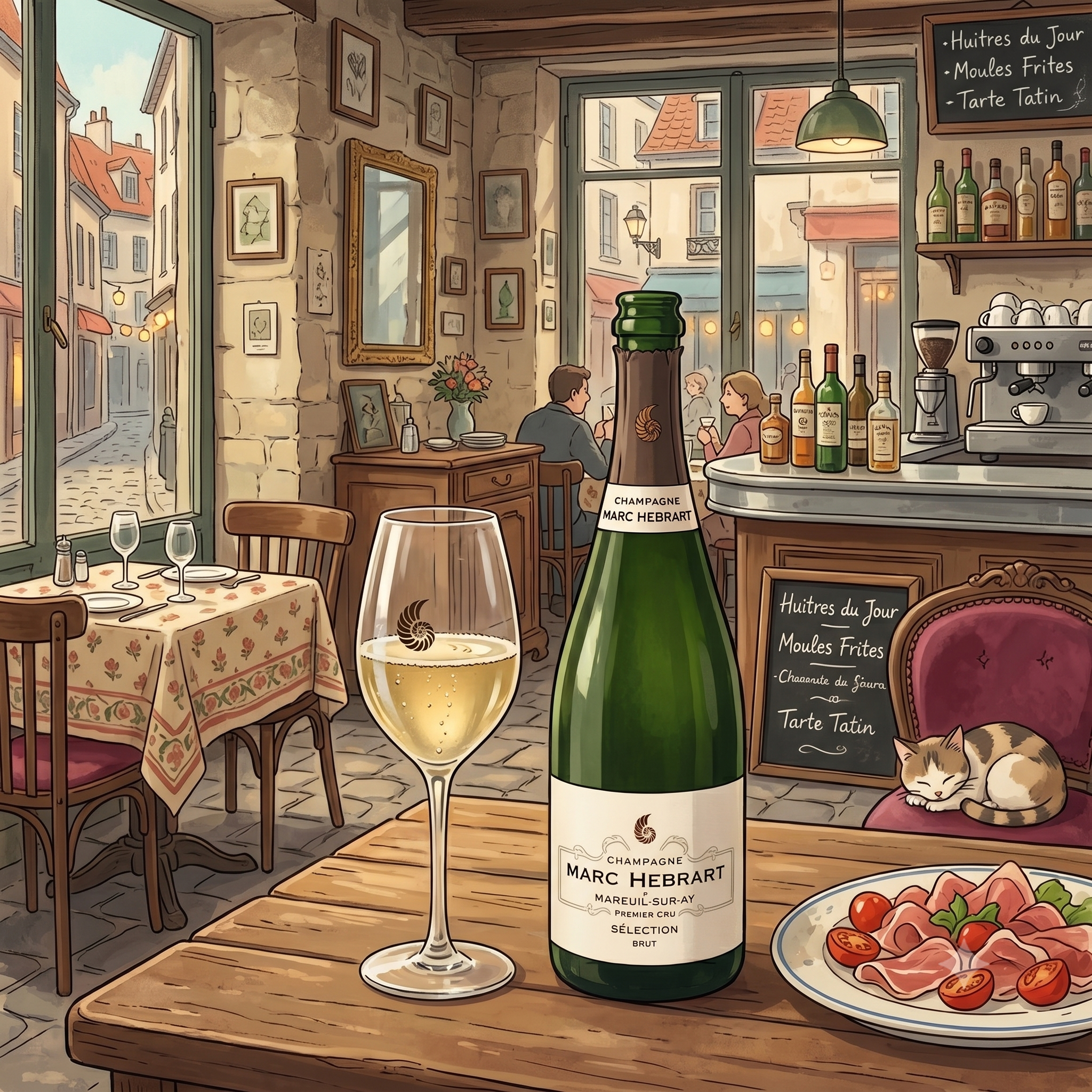 마크 에브라 프리미에 크뤼 셀렉시옹 브뤼 (Marc Hébrart Premier Cru Sélection Brut)